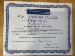 Guide School Grad—Let the Adventures Begin!