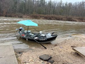 Rainy day river fishing still producing