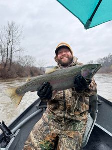 Rain or shine river fishing success
