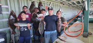 Birthday Fishing Success With Halibut, Bass and Lingcod