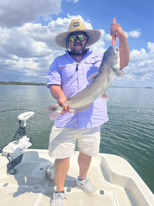 **Calaveras Lake Redfish & Catfish Action - Top-Rated Guide Trip**