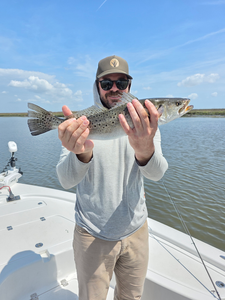 Brunswick Inshore Action: Speckled Trout Bite at Blythe Island!