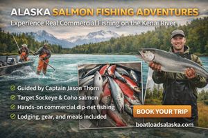 Try commercial fishing with Boatloads Alaska