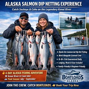 Kenai Alaska fishing trip with full coolers and big catches