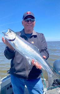 Walleyes, trout, and salmon made for a big morning on the water.