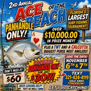 Final Call for Florida’s Biggest Surf Fishing Tournament Payout