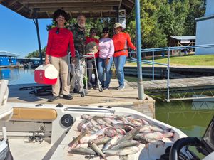 Fishing is good on Lake Conroe