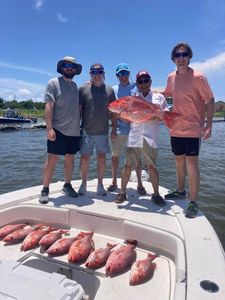 Red Snapper Limits and Big Smiles with Sea Dawg Charters