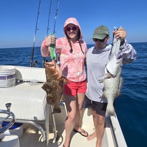Florida Offshore Fishing Trips Sheepshead and Red Grouper Bite Strong