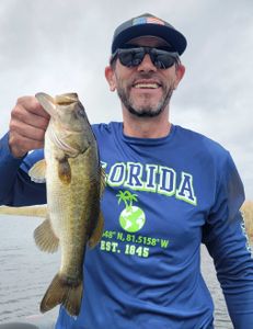 Wind, rain, and fun bass fishing! 