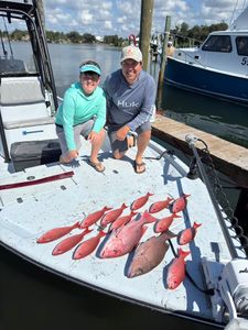 Amberjack fired up and kept the rods bent all morning.