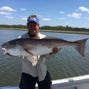 Bull Redfish at Salty Jig Charters