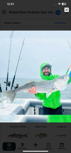 Striped Bass Bonanza: Epic May Fishing off Butler Beach