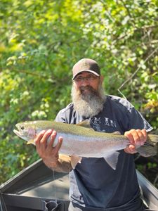 Summer Steelhead Action This Morning