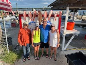 A great day of fishing in Panama City, Red Snapper