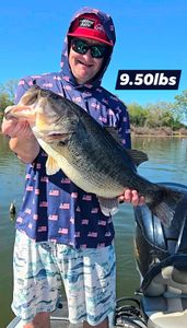 Lake Fork bass fishing update with 9.5 lb catch