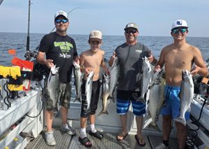 Experience the Fun of the Strike with Captain David Edgerton on a Premium Trolling Adventure.