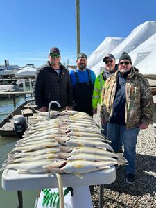 Spring Business Fishing on the Detroit River with Greg and the Ohio Crew