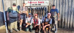 Salmon River Fishing at Salmon River in Oswego, NY