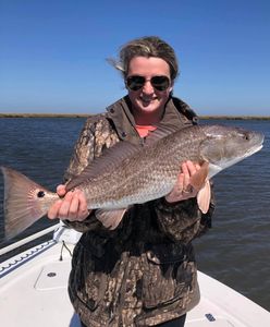 reeled Redfish from New Orleans fishing trip