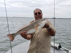 Angler Fishing for Redfish in Rockport