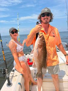 A fun day on the water featured a huge mangrove snapper, cobia, red and black drum, plus plenty of croakers.