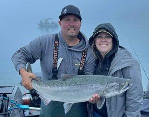 Fishing Salmon in Oregon Coast