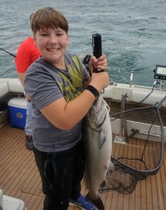 Fishing for Salmon in Lake Ontario