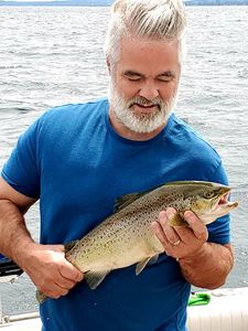 Trout Fishing in Lake Ontario