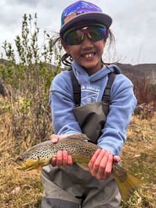 Beginner Lands Trout Within First Casts