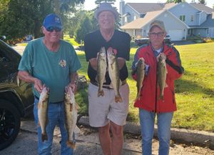 Group Fishing for Walleye in WI