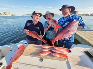 Closing Out Snapper Season With Busy Days on the Gulf