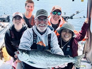 Nonstop Lake Champlain Salmon Action with Memorable Family Moments