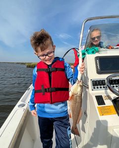 His very first redfish