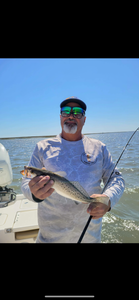 My brother Gary getting those trout in Hopedale,La