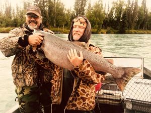 Memorable King Salmon Catch on the Kenai River