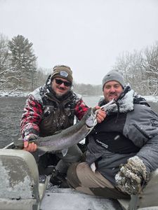 Snowy Steelhead Days with Friends