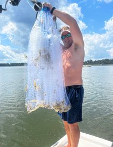 Shrimping and fishing 