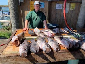Fishing For Cod In North Bend, OR