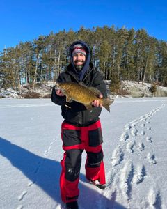 Ice Fishing in Saranac Lake  NY