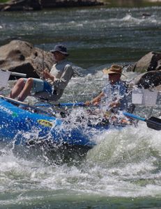 White water action
 Potomac Float Fishing Trip!