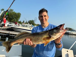 Father-Son Duo Crushes Lake Erie Walleye Bite