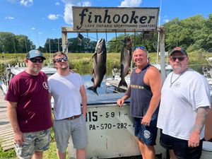 Nigro Group Lands Big King Salmon on Lake Ontario