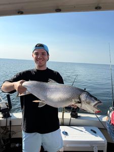 Big Lake Trout Release on Lake Superior