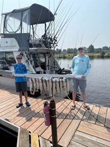 Family Fishing Success on Lake Superior
