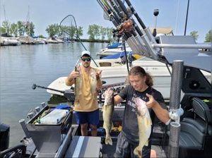 We got busy on the waters! Lake Erie fishing