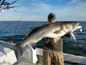 Outer Banks Fishing: Striped Bass Caught!