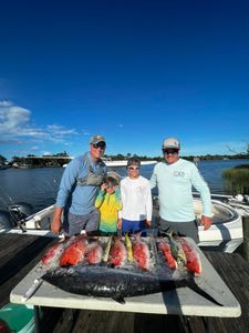 Fishing for Mahi-mahi and Snapper in Pensacola