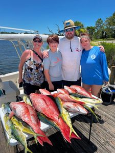 Pensacola Fishing for Mahi-mahi and Red Snapper