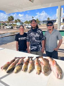 Quick Redfish Run and Good Times with the Crew at Flying Diesel